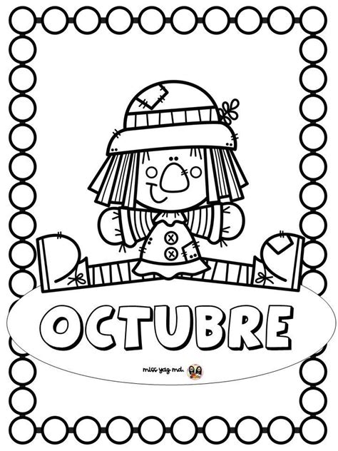 palabra octubre para colorear|Palabra OCTUBRE Para Colorear Objeto Decorativo Del.